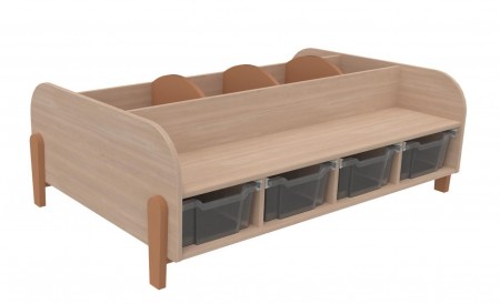Banc bac à album